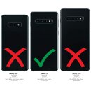 Flip Case f&uuml;r Samsung Galaxy S10 Leder...