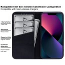 Wallet Case f&uuml;r iPhone 11 Pro Leder Handyh&uuml;lle Klapph&uuml;lle mit Kartenf&auml;cher