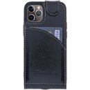 Flip Case f&uuml;r iPhone 11 Pro Max Leder Handyh&uuml;lle Klapph&uuml;lle mit Kartenfach