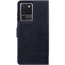 Leder Book Case f&uuml;r Samsung Galaxy S20 Ultra mit 360&deg; Schutz, Kartenf&auml;cher und Kickstand