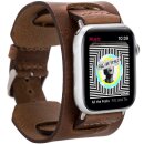 Apple Watch B&uuml;ffelleder Armband &quot;CUFF-BF&quot;...