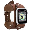 Apple Watch B&uuml;ffelleder Armband &quot;CUFF-BF&quot;...