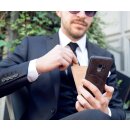 Leder Flip Case f&uuml;r iPhone SE 2020 / SE 2022 mit 360&deg; Schutz und Kartenfach