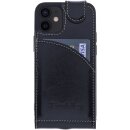 Leder Flip Case f&uuml;r IPhone 12 Mini mit 360&deg; Schutz und Kartenfach