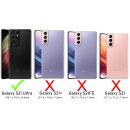 Leder Book Case f&uuml;r Samsung Galaxy S21 Ultra mit...