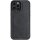 Leder Schutz-H&uuml;lle f&uuml;r iPhone 12 Pro Max Bumper Cover Case - Schwarz