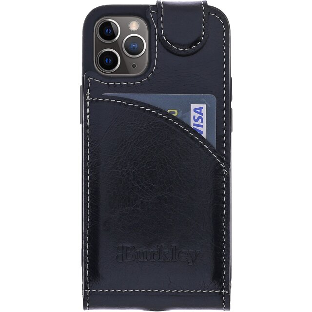 Flip Case f&uuml;r iPhone 13 Pro Max Leder Handyh&uuml;lle Klapph&uuml;lle mit Kartenfach