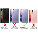 Leder Flip Case f&uuml;r Samsung Galaxy S21 FE mit...