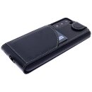 Leder Flip Case f&uuml;r Samsung Galaxy S22 mit 360&deg; Schutz und Kartenfach